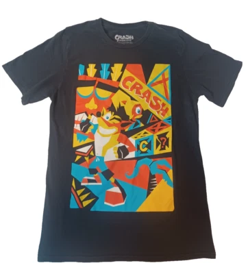Crash Bandicoot Game Geometric Graphic Men’s S Small T-shirt - 2022 Activision - Изображение 1 из 4