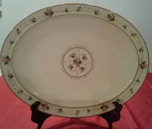 Piatto da portata ovale 16" Noritake avorio Cina Normandia - Foto 1 di 5