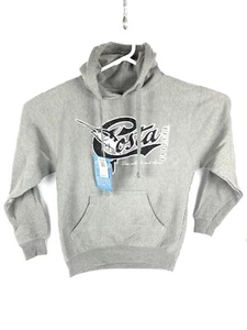 Costa Del Mar Retro Hoody Men's Size Small Graphite Gray New With Tag/ Sticker S - Picture 1 of 5
