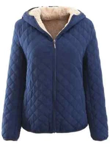 Chaqueta de invierno frio nieve para mujer gruesa con capucha chamarras nueva - Picture 1 of 17