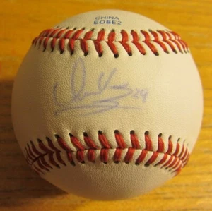 Isaias Velasquez Autographed Signed Rawlings Baseball MLB Tampa Bay Rays - Picture 1 of 3