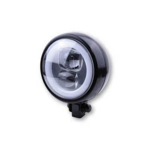 Highsider LED Headlight Flat Type 9 with Parking Light Ring - Picture 1 of 2