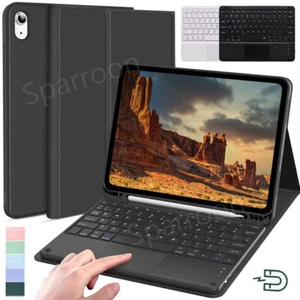 Toucpad Keyboard With Case Cover For iPad 6/7/8/9/10th Gen Air 3 4 5 6 Pro 11 M2 - Picture 1 of 40