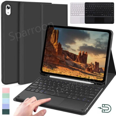 Toucpad Keyboard With Case Cover For iPad 6/7/8/9/10th Gen Air 3 4 5 6 Pro 11 M2 - Image 1 of 4