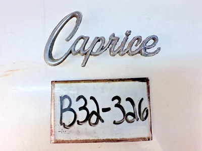 Fabricante de equipos originales 1969 1970 Chevrolet Caprice coche vehículo escritura emblema insignia 8723851 B32-326 Foto 1 de 4