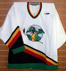 San Antonio Dragons IHL Bauer Authentic On Ice Game Issued White Hockey Jersey - Picture 1 of 1