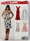 New Look 6670 Evening Dress W/ Overskirt Size 8-18 Sewing Pattern UC