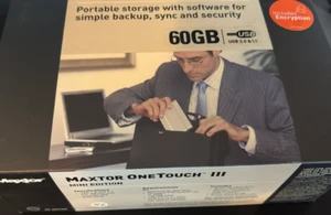 Disco duro externo Maxtor OneTouch III Mini Edition 60 GB USB 2.0/1.1 - Imagen 1 de 13