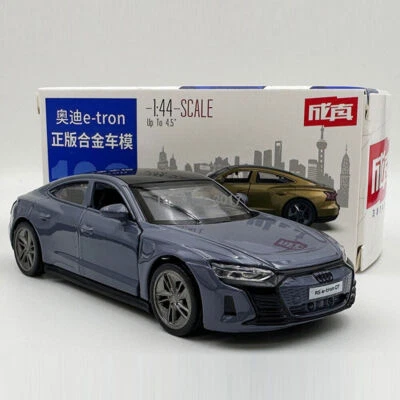 1:44 2021 Audi RS e-tron Model Car Diecast Toy Cars Toys for Boys Gifts Gray - Image 1 of 4