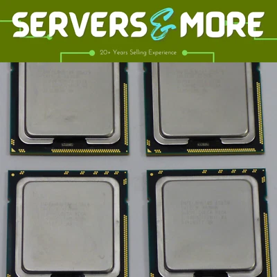 Лот из 4 Intel Xeon E5620 SLBV4 | 2,4 ГГц | 4 ядра, 8 потоков | LGA-1366 - Изображение 1 из 3