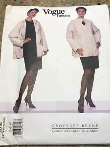 🌸VOGUE AMERICAN DESIGNER #2018 - GEOFFREY BEENE - LADIES DRESS PATTERN 12-22 FF - Picture 1 of 3