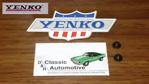Yenko Emblem 69 Camaro Chevelle 69 70 Nova 1969 Fender Officially Licensed Item - Bild 1 von 3