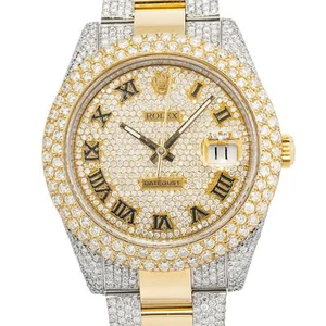 Rolex Datejust 126303 Oyster Two Tone Automatic Diamond BUSTDOWN Watch 41mm - Picture 1 of 6