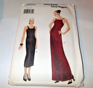 VOGUE VERY EASY PATTERN 9594 ~ MISSES EVENING DRESSES ~ SIZES 12 - 14 - 16 *NEW - Picture 1 of 1
