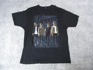 The Vamps T-Shirt Adult XL Black Top British Pop 2015 North America Tour Concert - Picture 1 of 10
