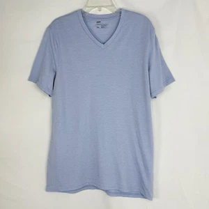 Public Opinion Men's Blue V-Neck T Shirt Tee XL Short Sleeve - Picture 1 of 12
