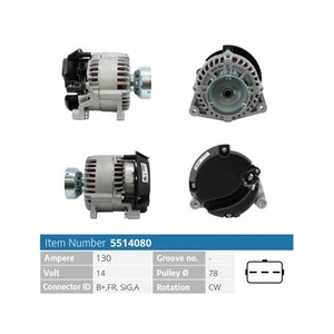 Alternator EB1674Q 2T1U10300AG 2T1U10300AD 5128966 4394204 2T1U10300AL 4531025 - Picture 1 of 2