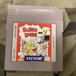 Bubble Bobble Part 2 (Nintendo Game Boy, 1993) Authentic TESTED WORKS - Picture 1 of 2
