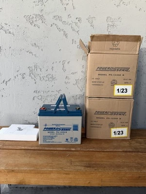 Power-Sonic 12V 35AH SLA Replacement Battery for MK MU 1 SLD A - 2 Pack - NEW - Image 1 of 4