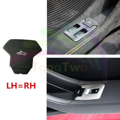 Cubierta de botón de interruptor de control de puerta LH = RH negra 11M3231CP para McLaren MP4-12C 650S Foto 1 de 4