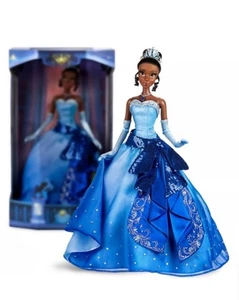 Tiana - Disney Prinzessin und der Frosch BLAUES KLEID limitierte Auflage 17 Zoll Puppe - wunderschön - Bild 1 von 8