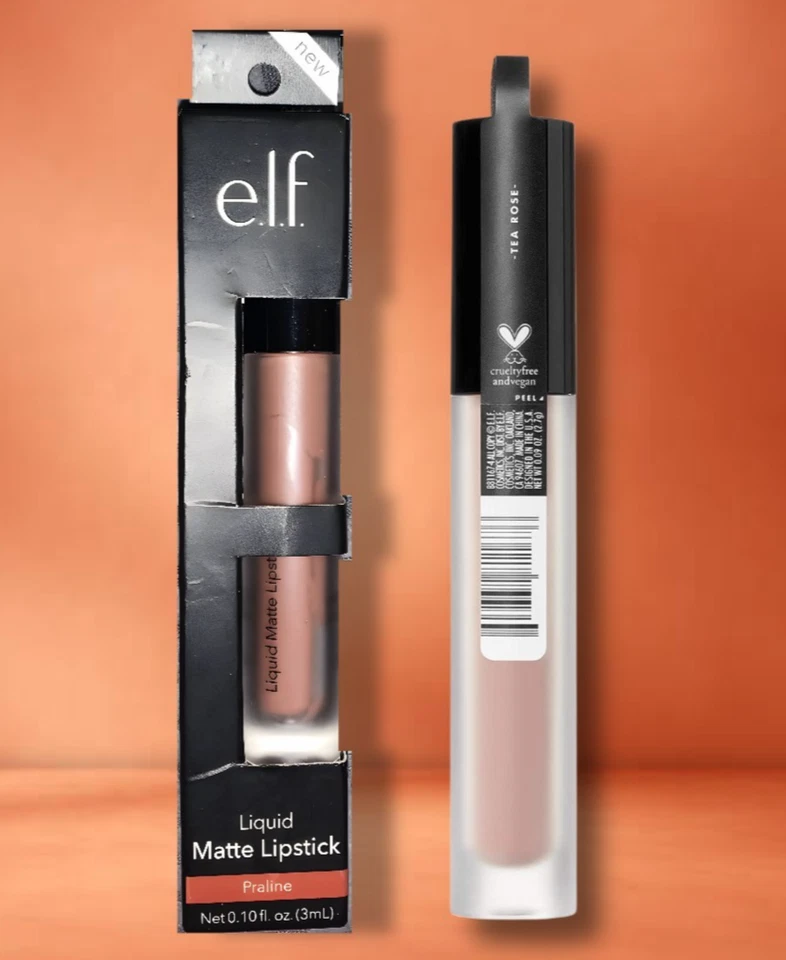E.l.f. Liquid Matte Lipstick Praline 81166 .10 fl oz. Vitamin Enriched Lip Color - Image 1 of 4