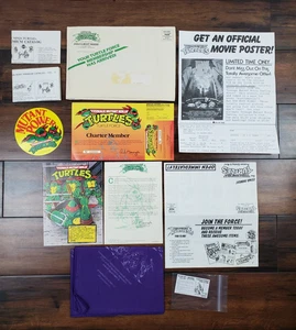Kit de Club de Fans de Membresía TMNT De Colección 1988 Completo Sin Usar Donatello y Extras RARO - Imagen 1 de 15