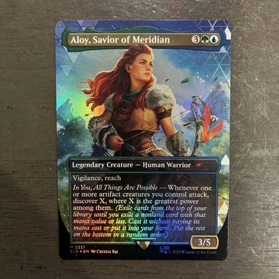 Aloy, Savior of Meridian FOIL PlayStation 🎮 SECRET LAIR MTG - Image 1 of 2