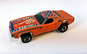 Hot Wheels Vintage 1970 Dixie Challenger 426 Hemi Flag 1:64 Diecast Hong Kong - Picture 1 of 10