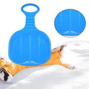 Kids Snow Sled Board Outdoor Skiing Toy Larger Toboggan Thicker Grass Sled - Picture 1 of 6