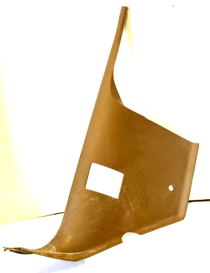 1987-1991 Ford F150 F250 F350 BROWN LOWER KICK PANEL TRIM PIECE LEFT DRIVER SIDE - Image 1 of 4