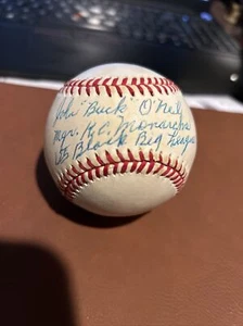 John Buck O’Neil Autographed Baseball W/ Inscriptions Beckett - Picture 1 of 7