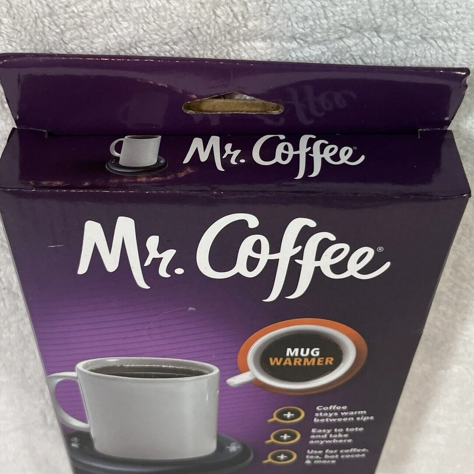 Mr. Coffee Mug Warmer Cup Plate - Black