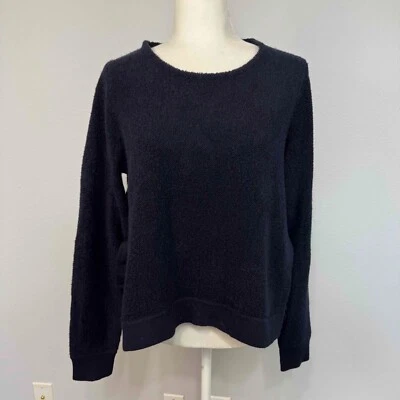 Suéter para mujer Elizabeth & James Blair con corbata lateral lana cachemir azul marino mediano Foto 1 de 4