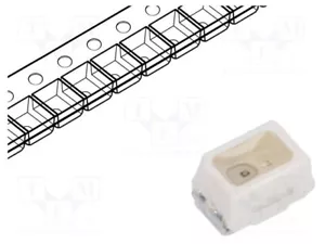 grün Mini PLCC2 SMD 2,3x1,3x1,4mm 5,6÷12(typ)-22,4mcd LED - Bild 1 von 1