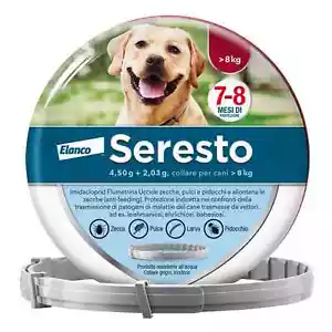 Elanco collare Seresto per cani superiori ad 8 kg - accessori per cani - Foto 1 di 1