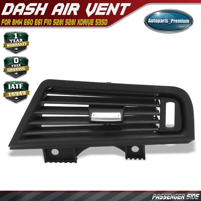 Consola derecha parrilla tablero aire acondicionado ventilación para BMW E60 E61 F10 528i 528i xDrive 535d 530i Foto 1 de 4