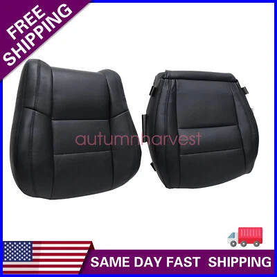 Cubierta de asiento de cuero negra inferior y superior para pasajero Dodge Durango 2011-2018 Foto 1 de 4