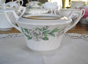 Vintage Syracuse China GARADENIA Sugar Bowl ~ - Picture 1 of 8