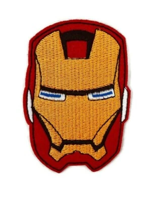 Marvel Iron Man Patch 3.25" x 2.25" - Super Hero Iron on or Sew on Patches - Image 1 of 2
