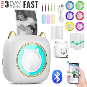 Mini Drucker Bluetooth Fotodrucker Mobiler Thermo Drucker Handy Taschendrucker - Bild 1 von 15
