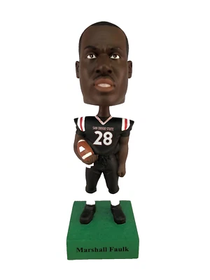 MARSHALL FAULK SAN DIEGO STATE RAMS COLTS VINTAGE 2002 UPPER DECK BOBBLEHEAD - Image 1 of 4