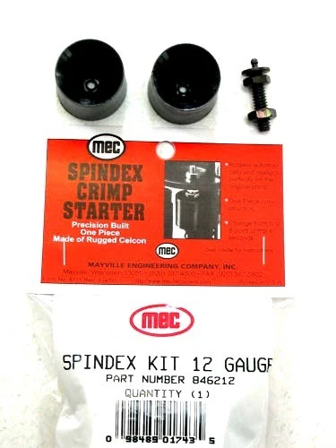 Mec Reloader Crimp Starter Spindex Kit (12 Ga 6 & 8 Point NIB) - Image 1 of 1