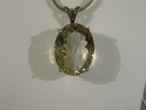 16x12mm Citrine Pendant - Picture 1 of 1