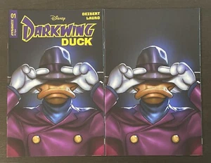 Juego de 2 cómics Darkwing Duck #1 variante homenaje Jay-Z día de Disney 2023 casi nuevo - Imagen 1 de 7