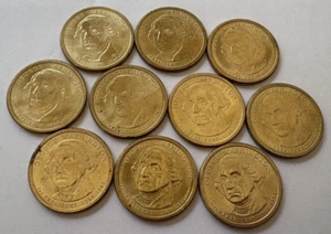 George Washington Presidential 1 $ Coins 2007 P Lot of 10 - Bild 1 von 4
