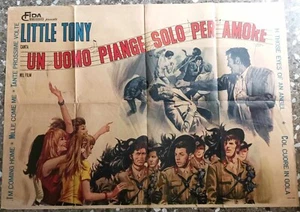 Manifesto originale - DONNE... BOTTE E BERSAGLIERI Little Tony - Cimelio Poster - Foto 1 di 1