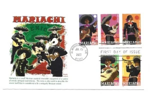 5703-07 Mariachi on One Panda Cachets FDC - Imagen 1 de 1