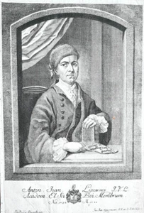 c1790 Anton Johann Lipowsky Kupferstich-Portrait von Zimmermann nach Jos. Reiser - Picture 1 of 1