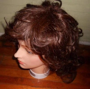 Perücke 20" lang gewellt braun It's A Wig Kane Kalon Haarteil Streetwear oder Kostüm - Bild 1 von 5
